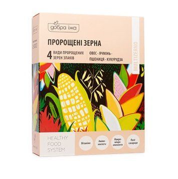 Пророщені зерна злакових в стіках Раціональне харчування 88888 фото