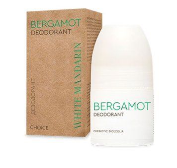 Натуральний дезодорант BERGAMOT(бергамот) нейтралізація бактерій поту відчуття свіжості 50 мл 88855 фото